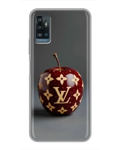 Чехол для ZTE Blade A71 с картинкой «Красное яблоко LV»