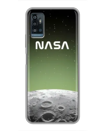 Чехол для ZTE Blade A71 с картинкой «NASA — лунный градиент»