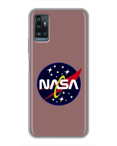 Чехол для ZTE Blade A71 с картинкой «NASA — ретро космос»