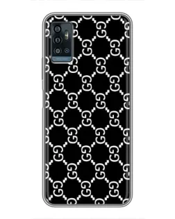Чехол для ZTE Blade A71 с картинкой «Gucci — сетчатый паттерн»