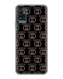 Чехол для ZTE Blade A71 с картинкой «Классическая монограмма Gucci»