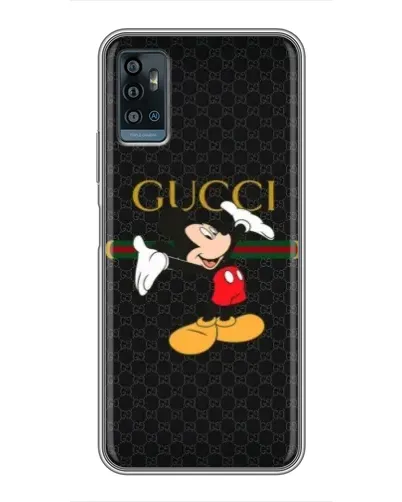 Чехол для ZTE Blade A71 с картинкой «Микки Маус Gucci»