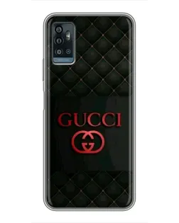Чехол для ZTE Blade A71 с картинкой «Gucci — стеганый черный»