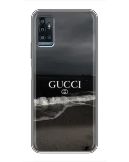 Чехол для ZTE Blade A71 с картинкой «Gucci — морской прибой»