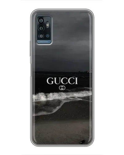 Чехол для ZTE Blade A71 с картинкой «Gucci — морской прибой»