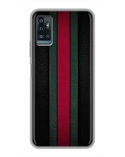 Чехол для ZTE Blade A71 с картинкой «Gucci — неоновая линия»