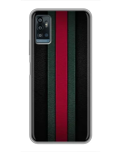 Чехол для ZTE Blade A71 с картинкой «Gucci — неоновая линия»