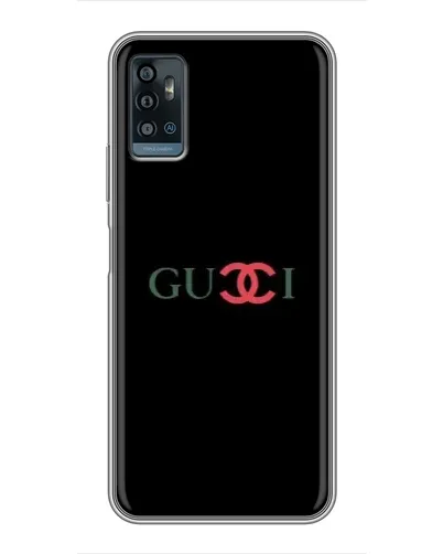 Чехол для ZTE Blade A71 с картинкой «Gucci — красный градиент»