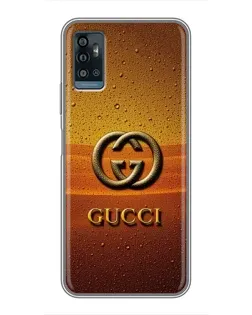Чехол для ZTE Blade A71 с картинкой «Gucci — солнечный градиент»
