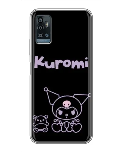 Чохол для ZTE Blade A71 з картинкою «Kuromi — чорний мінімалізм» Чохол для ZTE Blade A71 з картинкою «Kuromi — чорний мінімалізм»