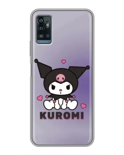 Чохол для ZTE Blade A71 з картинкою «Kuromi — фіолетовий арт» Чохол для ZTE Blade A71 з картинкою «Kuromi — фіолетовий арт»