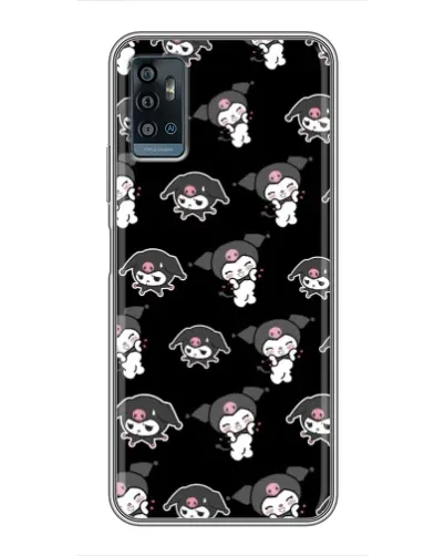 Чохол для ZTE Blade A71 з картинкою «Чорний паттерн Kuromi» Чохол для ZTE Blade A71 з картинкою «Чорний паттерн Kuromi»