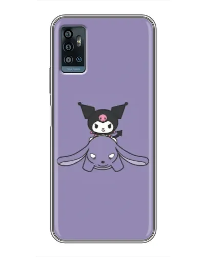 Чохол для ZTE Blade A71 з картинкою «Kuromi на ліловому фоні» Чохол для ZTE Blade A71 з картинкою «Kuromi на ліловому фоні»
