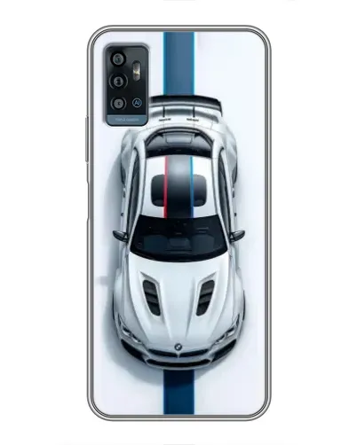 Чохол для ZTE Blade A71 з картинкою «Вид зверху — BMW M»