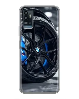 Чохол для ZTE Blade A71 з картинкою «Колесо BMW зблизька»