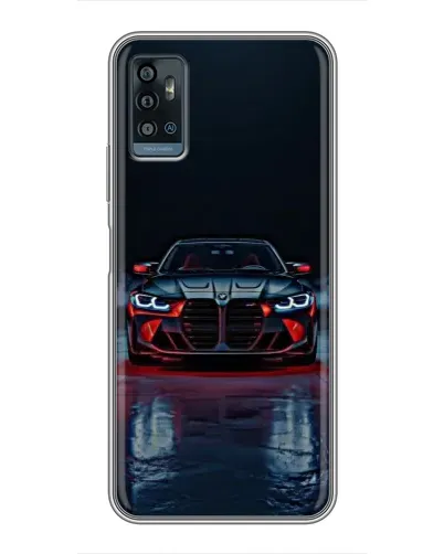 Чохол для ZTE Blade A71 з картинкою «BMW на мокрій дорозі»