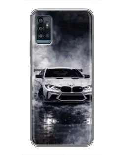 Чохол для ZTE Blade A71 з картинкою «BMW крізь туман»