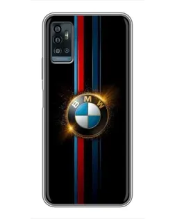 Чохол для ZTE Blade A71 з картинкою «BMW M-Power неон»