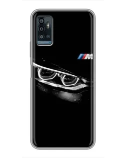 Чехол для ZTE Blade A71 с картинкой «BMW — взгляд тигра»