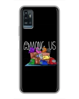 Чехол для ZTE Blade A71 с картинкой «Логотип Among Us» Чехол для ZTE Blade A71 с картинкой «Логотип Among Us»