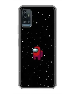 Чехол для ZTE Blade A71 с картинкой «Красный Among Us»