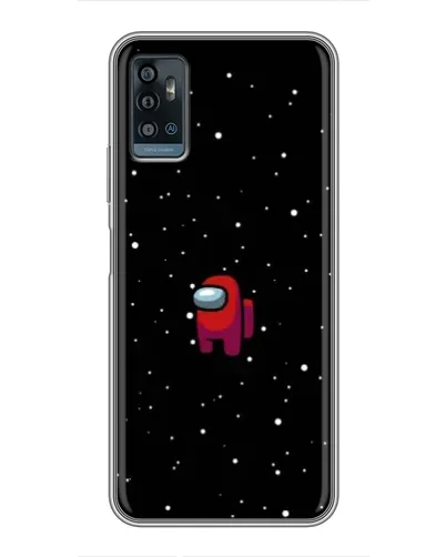 Чехол для ZTE Blade A71 с картинкой «Красный Among Us»