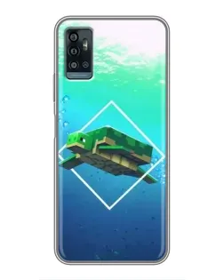 Чохол для ZTE Blade A71 з картинкою «Черепаха Minecraft» Чохол для ZTE Blade A71 з картинкою «Черепаха Minecraft»