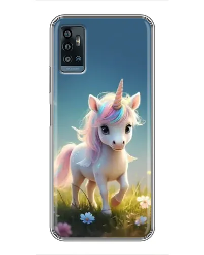 Чехол для ZTE Blade A71 с картинкой «Единорог на поляне» Чехол для ZTE Blade A71 с картинкой «Единорог на поляне»