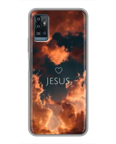Чехол для ZTE Blade A71 с картинкой «Сияние Имени Jesus»