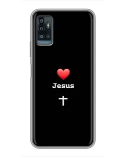 Чехол для ZTE Blade A71 с картинкой «Сердце - Jesus» Чехол для ZTE Blade A71 с картинкой «Сердце - Jesus»