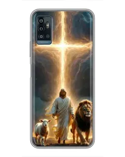 Чехол для ZTE Blade A71 с картинкой «Лев Иуды и Свет» Чехол для ZTE Blade A71 с картинкой «Лев Иуды и Свет»