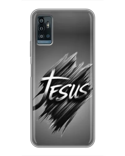 Чехол для ZTE Blade A71 с картинкой «Надпись Jesus Graffiti»