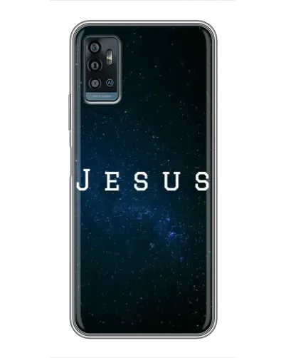 Чехол для ZTE Blade A71 с картинкой «Звездное небо Jesus»
