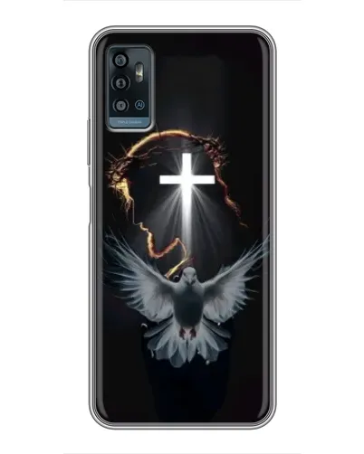 Чехол для ZTE Blade A71 с картинкой «Голубь и Свет»