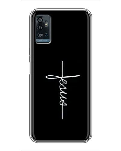 Чехол для ZTE Blade A71 с картинкой «Тонкая линия веры»