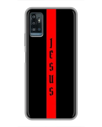 Чехол для ZTE Blade A71 с картинкой «Красная линия веры»