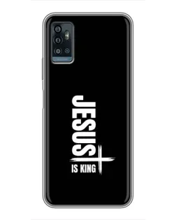 Чехол для ZTE Blade A71 с картинкой «Вертикаль веры Jesus»