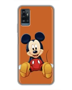Чехол для ZTE Blade A71 с картинкой «Микки отдыхает»