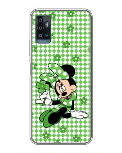 Чехол для ZTE Blade A71 с картинкой «Mickey в клетку»