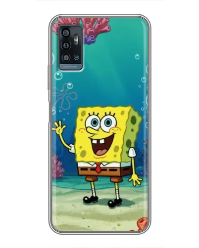Чехол для ZTE Blade A71 с картинкой «Подводный привет»