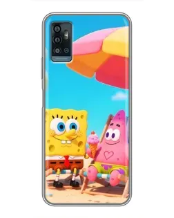 Чехол для ZTE Blade A71 с картинкой «Отдых на пляже»