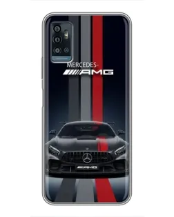 Чехол для ZTE Blade A71 с картинкой «Mercedes — белый карбон» Чехол для ZTE Blade A71 с картинкой «Mercedes — белый карбон»