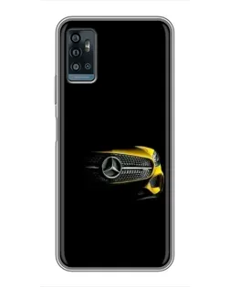 Чехол для ZTE Blade A71 с картинкой «Mercedes — ретро стиль»