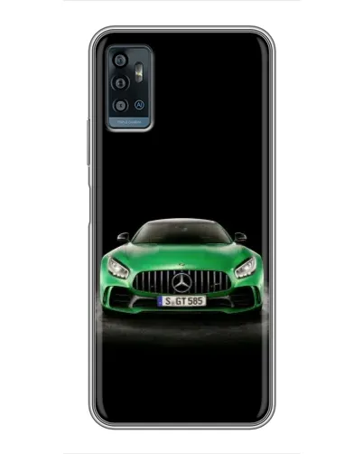 Чехол для ZTE Blade A71 с картинкой «Mercedes — неоновый лого» Чехол для ZTE Blade A71 с картинкой «Mercedes — неоновый лого»
