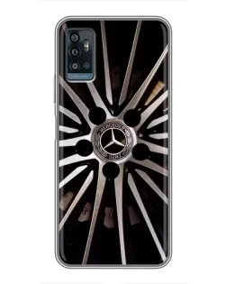 Чехол для ZTE Blade A71 с картинкой «Диск Mercedes»