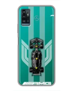 Чехол для ZTE Blade A71 с картинкой «Mercedes AMG Petronas»