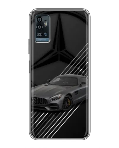 Чехол для ZTE Blade A71 с картинкой «Mercedes AMG — графика» Чехол для ZTE Blade A71 с картинкой «Mercedes AMG — графика»
