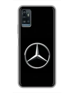 Чехол для ZTE Blade A71 с картинкой «Mercedes классический лого»