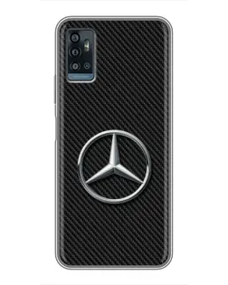 Чехол для ZTE Blade A71 с картинкой «Карбоновый Mercedes стиль» Чехол для ZTE Blade A71 с картинкой «Карбоновый Mercedes стиль»