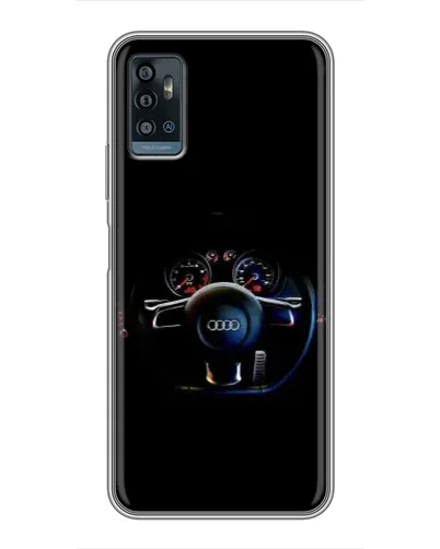 Чехол для ZTE Blade A71 с картинкой «Салон Audi — руль» Чехол для ZTE Blade A71 с картинкой «Салон Audi — руль»